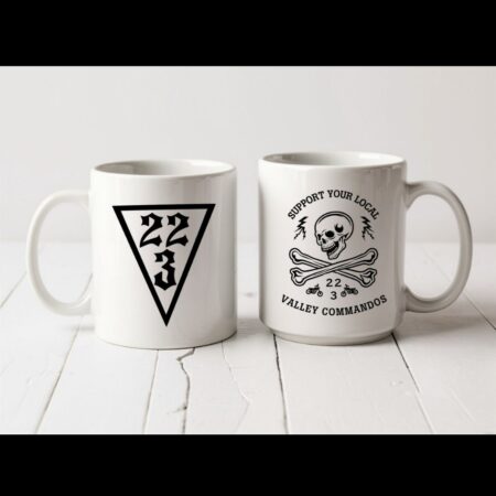 SKULL AND CROSS BONES SUPPORT MUG